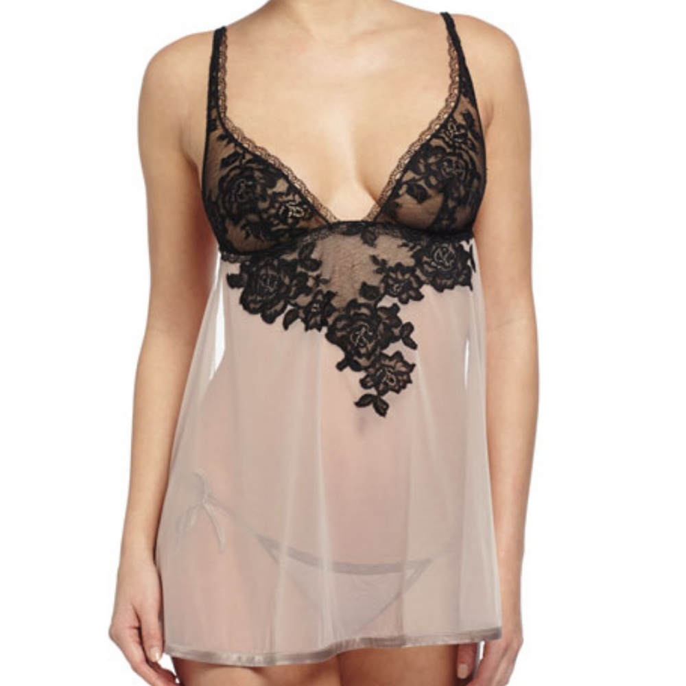 La Perla Privilege Black Lace Chemise